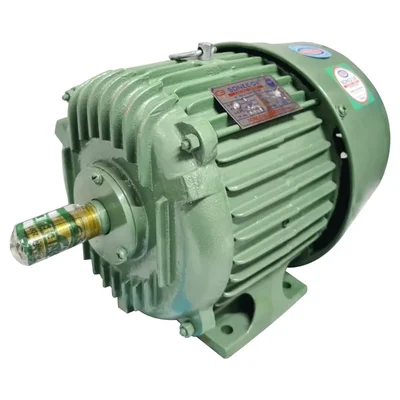 SONEE-DX 3Hp Three Phase 4 Pole 1440 RPM Foot Mounted AC Induction Motor, Cast Iron Body (GOLD) - 1 Year Warranty
