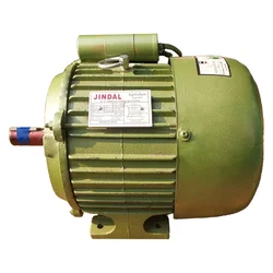 Jindal 3 Hp 1400 RPM Foot Mounted Single Phase Aluminium Winding AC Induction Motor - 1 Year Warranty