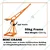 UTC 1000 kg Heavy Duty 360° Mini Crane with Electric Clutch Winch,5 HP Copper Winding Motor,40 meter* 8 mm Wire Rope