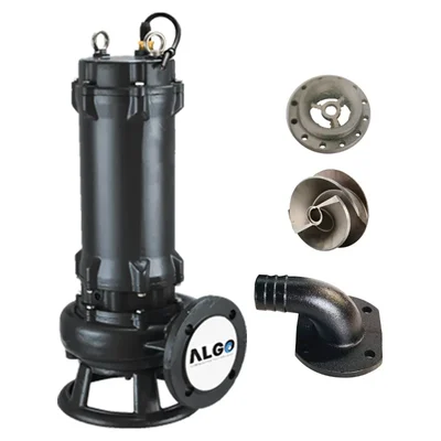 Algo 3 HP Three Phase Jawa Series Waste Water Sewage Pump With Cutter, 21M Head - 1 Year Warranty (SC-25/F22 T)