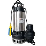 Kisan 3HP Cast Iron Vortex Impeller Submersible Sewage Wastewater Pump with Double Mechanical Seal (KSSWP - 300T)