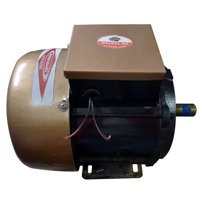 Crompower 3Hp Single Phase Foot Mounted AC Induction Motor, 4 Pole, 1440 RPM Sheet Metal Body With 1 Year Warranty