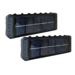 Gramstrong Republic 7+7 Jaguar Up & Down Solar Light With Waterproof LED For Outdoor & Indoor Decoration (Pack Of 2)