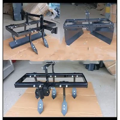 Heavy Duty 3 In 1 Power Tiller Attachment Combo of Dol Maker, 5 Tyne Cultivator and Cultivator / Leveler Attachment