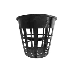 3.5 Inch Plastic Round Net Pot for Hydroponics (Pack of 12)