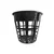 3.5 Inch Plastic Round Net Pot for Hydroponics (Pack of 12)