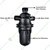 3 Inch (90MM) Disc Filter Flow Rate 40-60(m3/hr) Used for the Separation & Holding of Dirt in Irrigation System