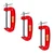 Globus 3 Pcs Mini 3 Inch C Clamp Set For Holding Wood Or Metal Work Piece (993)
