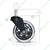 KARP 3 inch Plunger Transparent Office & Gaming Chair Caster Wheels, Safe for All Floors and Carpets