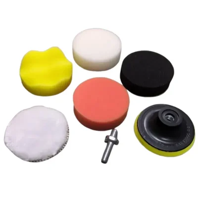 Premium Quality 7 pcs 3 inch Polishing Pad Combo Set for Car Polisher