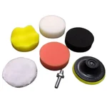 Premium Quality 7 pcs 3 inch Polishing Pad Combo Set for Car Polisher