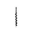 GT Shakti 3 Inch Single Spiral Drill Bit For Earth Auger/ Post Hole Digger
