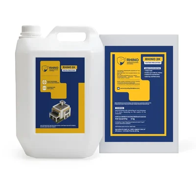 Rhino 3KG Grey Structural Roof Waterproofing Protective Coating 2K Waterproofing R2K3