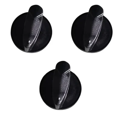Pack of 3 Knob for Commercial Gas Operated 6 Egg Sausage Roll/Hot Dog Maker Machine with Free Accessories