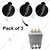 Pack of 3 Knob for Commercial Gas Operated 6 Egg Sausage Roll/Hot Dog Maker Machine with Free Accessories
