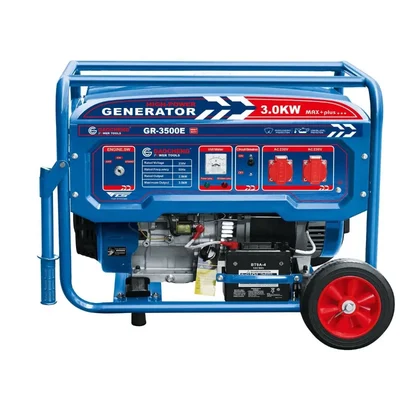 Gaocheng 3 KVA Single Phase Recoil & Self Start Portable Petrol Generator (GR-3500E)