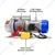 Boltz 1 Ton Load Capacity, 4 hp High-Speed Electric Winch With 8 MM & 30 meter Wire Rope, Single Phase