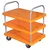 SRP 3 Layer 300 Kg Load Capacity Plastic Platform Trolley