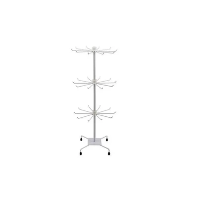 KTG 3 Layers Rotating Jewelry Tree Stand Organizer With Adjustable Height