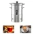 Commercial 3L Electric Tea Maker with Warmer Plate, Black Decoction