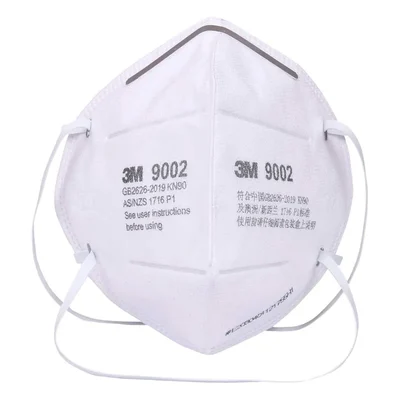 3M 9002 Pack of 100 - KN90, FFP1, Particulate Respirator Mask
