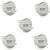 3M 9501+ KN95 Mask, Health Care Particulate Protection Respirator and Surgical Mask, White(Pack-5 pcs)