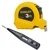 Combo of Stanley Digital Detection Tester & Screwdriver (66-137) with Stanley 3 Meter Plastic Short Measuring Tape (STHT36125-812)