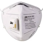 3M Unisex FFP2 BIS Approved Disposable Respirator with Cool Flow Valve for Dust Pollution Protection 9504Inv_P10