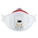 3M FFP3 9332+ Valved Flat Fold Aura Disposable Respirator for Industrial Dust Metal Fume Protection ‎HV3299