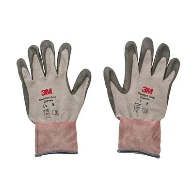 3M Nitrile Foam Large Grey Comfort Grip Gloves for Precision Handling Industrial Assembly WX300942181(Pack-1)