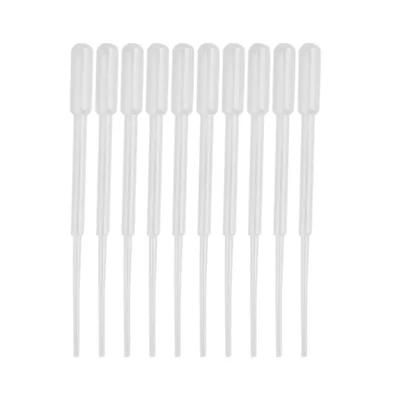 WKM 50pcs X 3ml Transfer Pipettes/ Dropper, Graduated from 0.5ml to 3ml, KT52SW Model