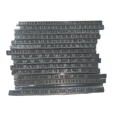 3 mm Small Special Letter Set For Manual And Semi Automatic Stamping Machine