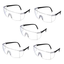 3M Safety Spectacles Clear Polycarbonate Hard Coat Lens, ANSI Approved (1709IN)(Pack-5 Pcs)