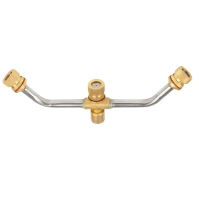 High Quality 3 Nozzle 0.75 Feet Boom C Lance for Agriculture and Garden Spraying (Pack of 2 Pcs)