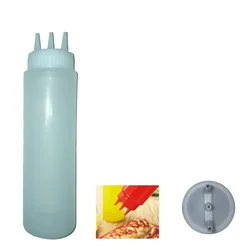3 Nozzle Squeeze Bottle for Multipurpose Use (Pack of 10)(Size-480 ml)
