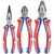 EMTOP EPLS0311 3 Pcs Pliers Set with Combination Long Nose and Diagonal Cutting Pliers 160 mm and 200 mm