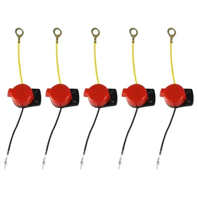 5pcs Power On/Off switch for GX160/GX200/GX220 Engines (168F/170F) - Compatible with Water Pumps & Power Weeders
