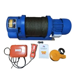 4G 1 Ton Capacity, 3 Phase 3 hp Electric Winch With 8 mm & 100 Meter Wire Rope