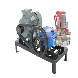 Krishna (KE-S3-50) Triple Piston HTP Pump With 3HP Motor For Cleaning & Agricultural Spray