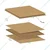 3 Ply Corrugated Golden Box/Shipping Boxes/Packaging Boxes (7X5.25X4.25 Inch)(Pack-25 Pcs)