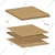 3 Ply Corrugated Golden Box/Shipping Boxes/Packaging Boxes (7x4x3.5 Inch)(Pack-25 Pcs)