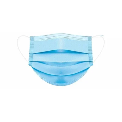 Weston9x 3 Ply High Filtration Disposable Protective Mask Soft Ear Loops Integrated Nose Pin 100 Pack
