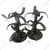 Heavy Duty 13 Inch 3 Row Rotavator Set (24 Blades, 2 Shafts, 2 Side Disc and 24 Nuts) for 5 to 12 HP Petrol Power Tiller