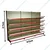 Ironic 6 feet x 3 feet 5 Shelves Slotted Channel Display Rack/Wall Rack For Multipurpose Uses (Set Of 3)