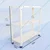 ALIJA 36 x 35 x 12 Inches 3 Shelves Multipurpose Storage Rack With Accessories (22 Gauge Shelves 16 Gauge Angle) 