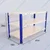 ALIJA 3 Shelf 24 x 41 x 18 Inch ( 2 x 3.5 x 1.5 Ft.) Blue Angle & Ivory Shelves Multipurpose Storage Rack(Gauge-22 Gauge Shelves & 16 Gauge Angle)