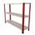 ALIJA 36 x 47 x 12 Inches 3 Shelves Multipurpose Storage Rack With Accessories (Color-Red Ivory,Gauge-22 gauge shelves 16 gauge angle)