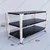 ALIJA 3 Shelf 24 x 41 x 18 Inch ( 2 x 3.5 x 1.5 Ft.) Ivory Angle and Black Shelves Multipurpose Storage Rack(Gauge-22 Gauge Shelves & 16 Gauge Angle)