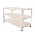 ALIJA 3 Shelf 24 x 41 x 18 Inch ( 2 x 3.5 x 1.5 Ft.) Ivory Shelves Multipurpose Storage Rack(Gauge-22 Gauge Shelves & 16 Gauge Angle)