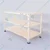 ALIJA 3 Shelf 24 x 41 x 18 Inch ( 2 x 3.5 x 1.5 Ft.) Ivory Shelves Multipurpose Storage Rack(Gauge-22 Gauge Shelves & 16 Gauge Angle)